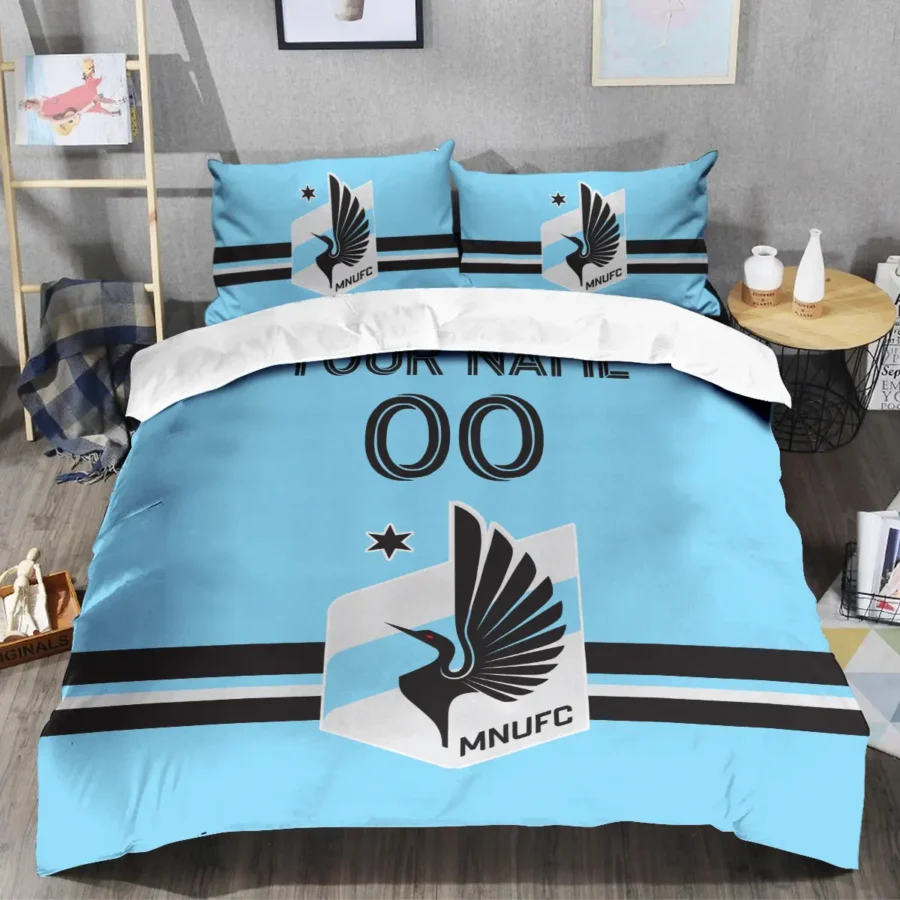 MLS Minnesota United Exclusive All Over Prints BLMLS81024A2MINSJT - Bedding Set