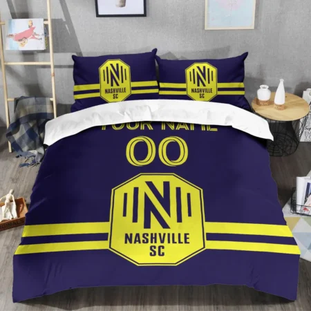 MLS Nashville SC Exclusive All Over Prints BLMLS81024A2NSHSJT - Bedding Set