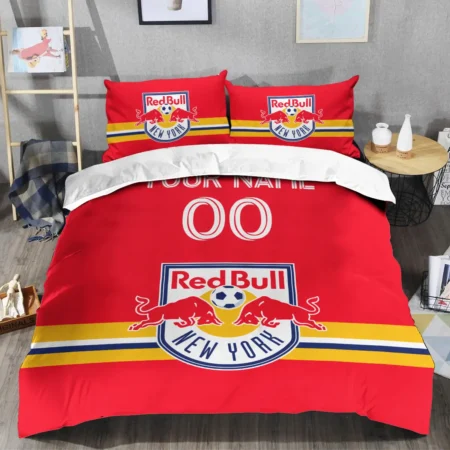 MLS New York Red Bulls Exclusive All Over Prints BLMLS81024A2NYSJT - Bedding Set