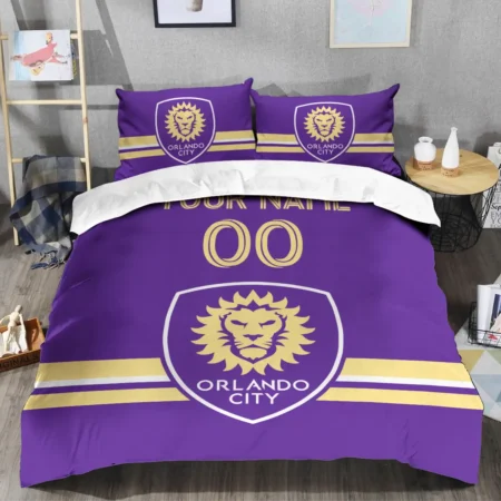 MLS Orlando City Exclusive All Over Prints BLMLS81024A2ORLSJT - Bedding Set