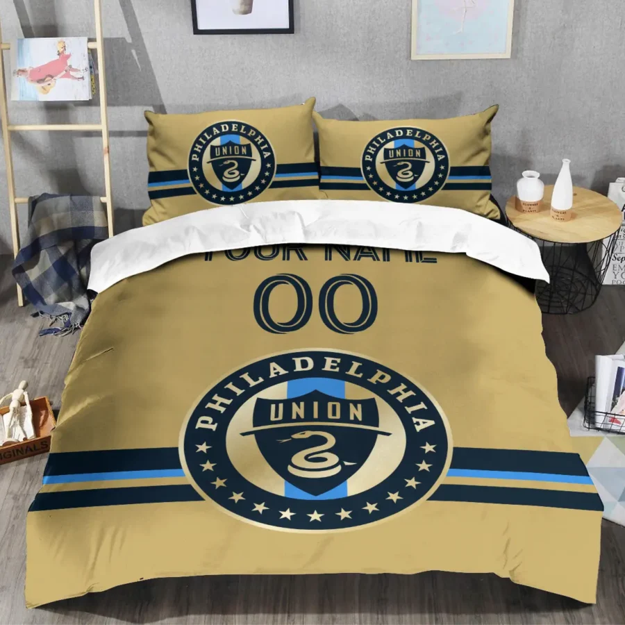 MLS Philadelphia Union Exclusive All Over Prints BLMLS81024A2PHISJT - Bedding Set