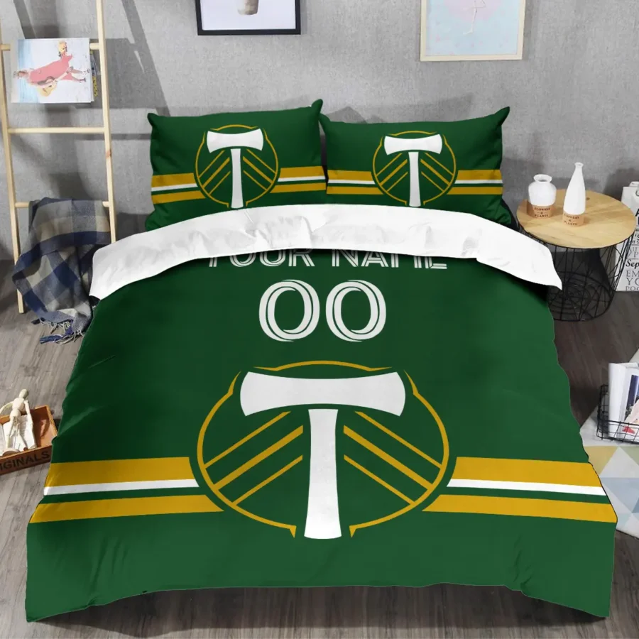 MLS Portland Timbers Exclusive All Over Prints BLMLS81024A2PORSJT - Bedding Set