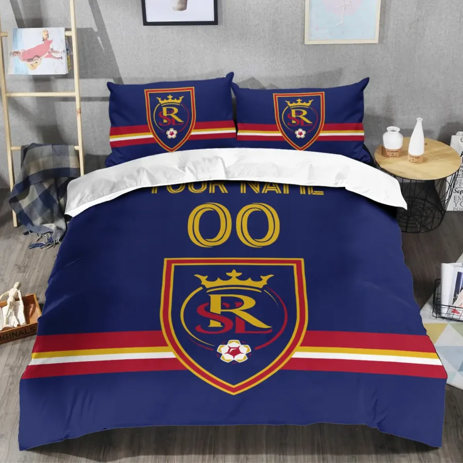 MLS Real Salt Lake Exclusive All Over Prints BLMLS81024A2RSLSJT - Bedding Set