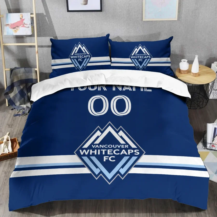 MLS Vancouver Whitecaps Exclusive All Over Prints BLMLS81024A2VANSJT - Bedding Set