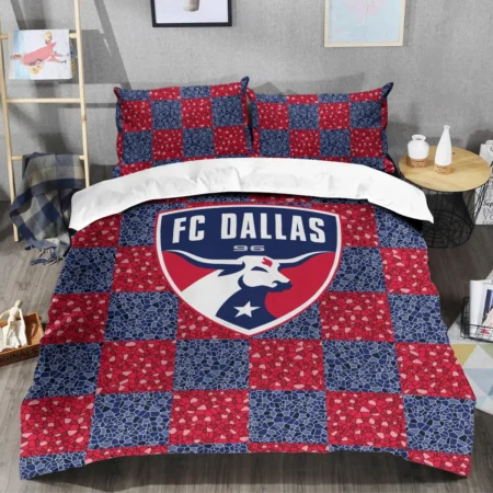 Caro Pattern MLS FC Dallas Exclusive All Over Prints BLMLS91024A1DALSJT - Bedding Set