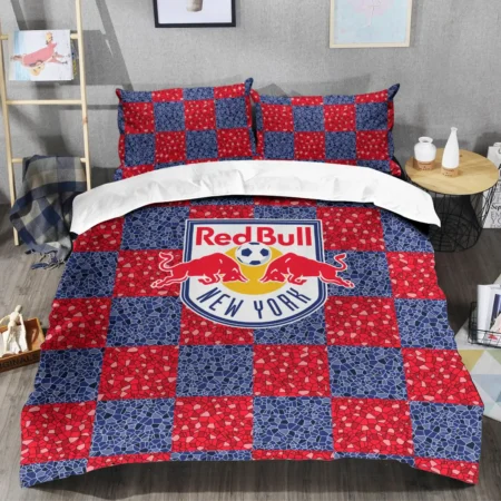 Caro Pattern MLS New York Red Bulls Exclusive All Over Prints BLMLS91024A1NYSJT - Bedding Set