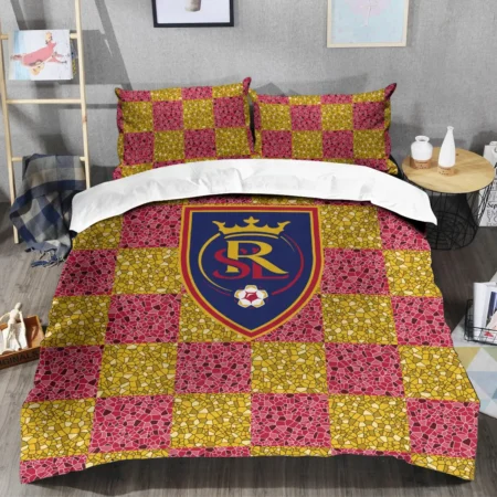 Caro Pattern MLS Real Salt Lake Exclusive All Over Prints BLMLS91024A1RSLSJT - Bedding Set