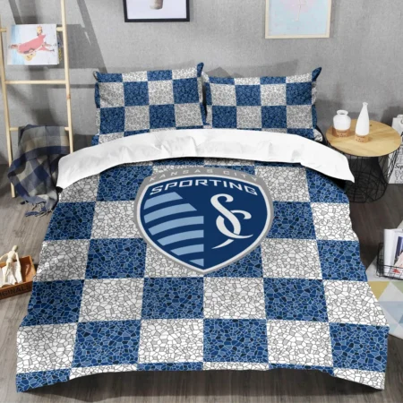 Caro Pattern MLS Sporting Kansas City Exclusive All Over Prints BLMLS91024A1SKCSJT - Bedding Set