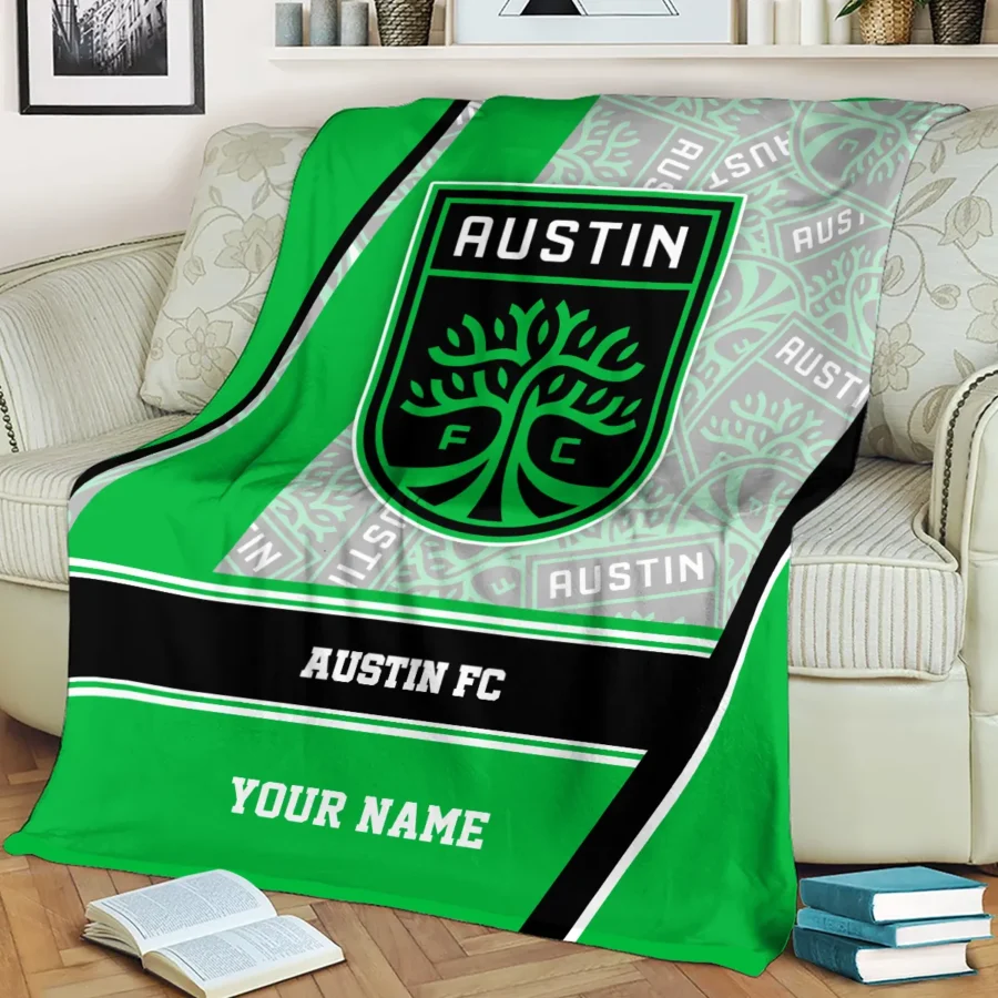 Special Release Austin FC MLS Blanket All Over Prints HOMLS081024BLK01ATX