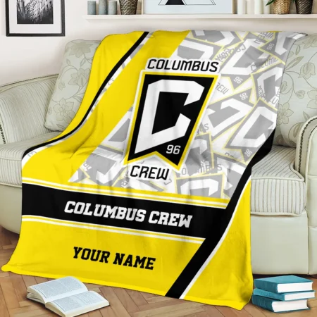 Special Release Columbus Crew MLS Blanket All Over Prints HOMLS081024BLK01CLB