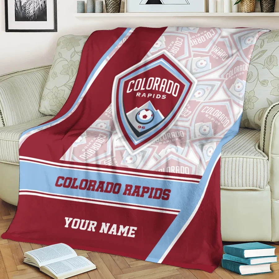 Special Release Colorado Rapids MLS Blanket All Over Prints HOMLS081024BLK01COL