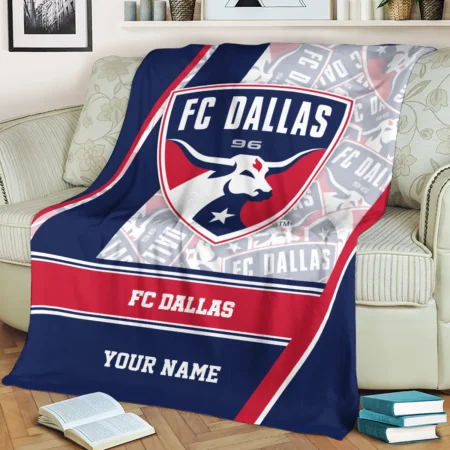 Special Release FC Dallas MLS Blanket All Over Prints HOMLS081024BLK01DAL