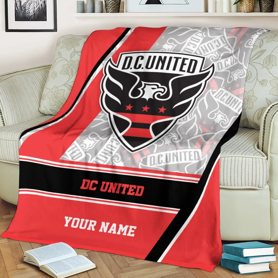 Special Release DC United MLS Blanket All Over Prints HOMLS081024BLK01DC