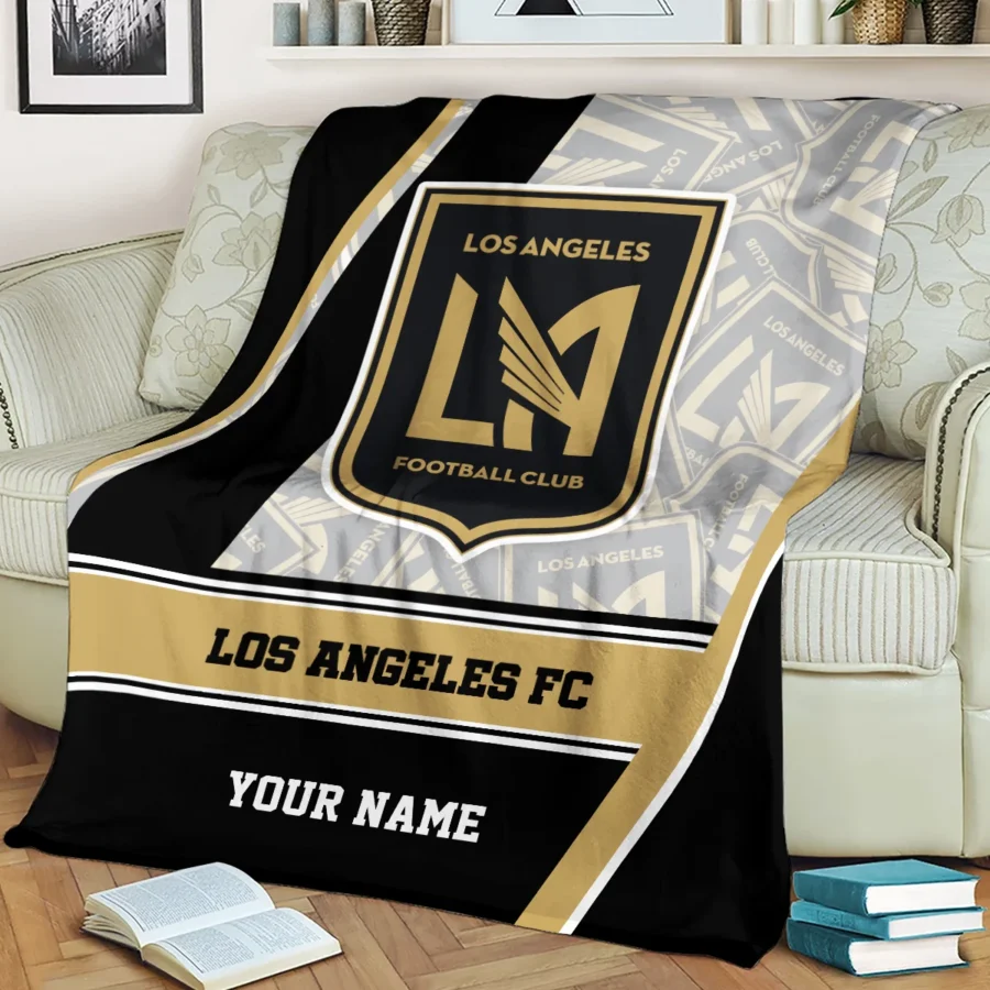 Special Release Los Angeles FC MLS Blanket All Over Prints HOMLS081024BLK01LAF