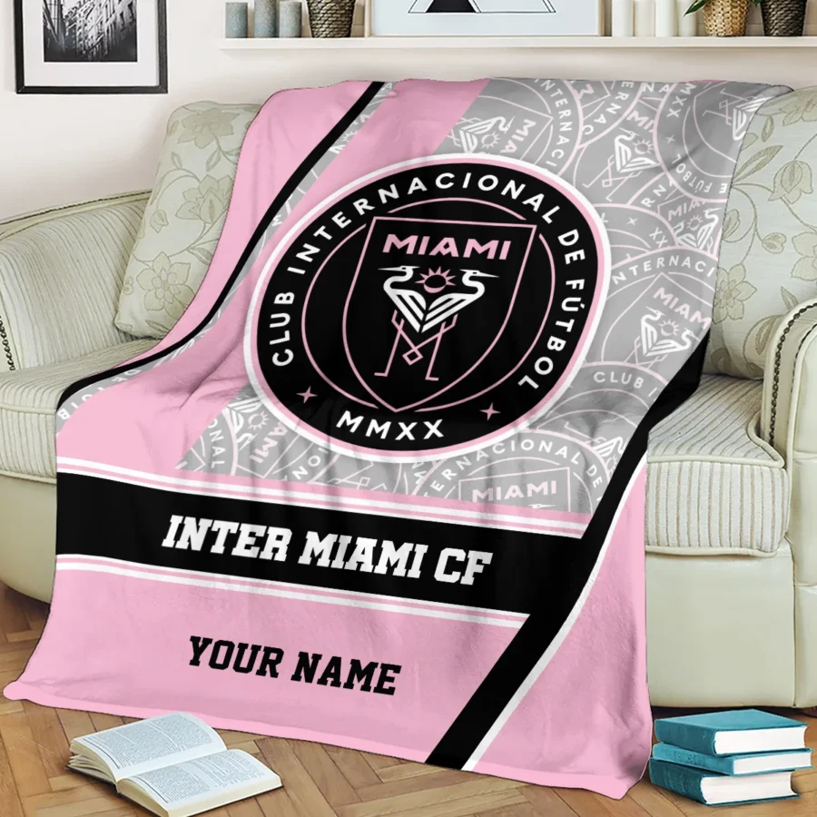 Special Release Inter Miami MLS Blanket All Over Prints HOMLS081024BLK01MIA