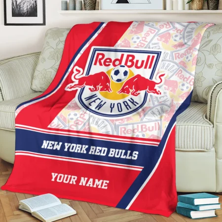 Special Release New York Red Bulls MLS Blanket All Over Prints HOMLS081024BLK01NY