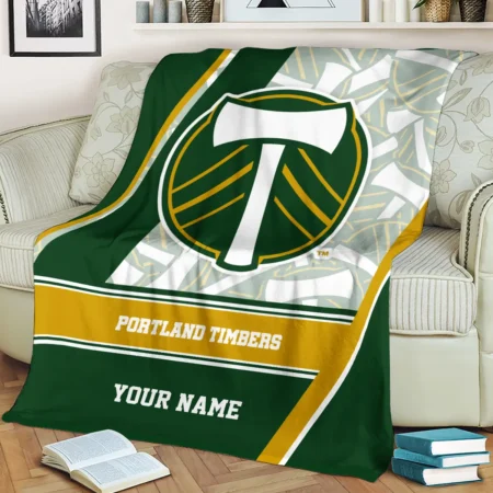 Special Release Portland Timbers MLS Blanket All Over Prints HOMLS081024BLK01POR