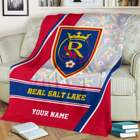 Special Release Real Salt Lake MLS Blanket All Over Prints HOMLS081024BLK01RSL