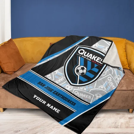 Special Release San Jose Earthquakes MLS Blanket All Over Prints HOMLS081024BLK01SJ