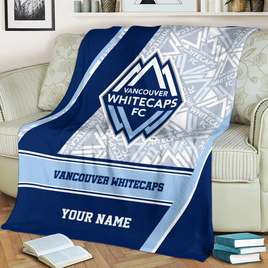 Special Release Vancouver Whitecaps MLS Blanket All Over Prints HOMLS081024BLK01VAN