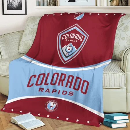 Special Release Colorado Rapids MLS Blanket All Over Prints HOMLS091024BLK01COL