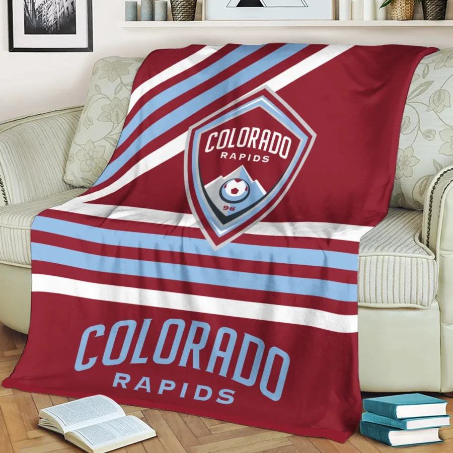 Special Release Colorado Rapids MLS Blanket All Over Prints HOMLS101024BLK01COL