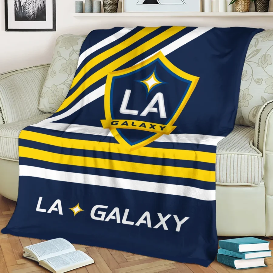 Special Release LA Galaxy MLS Blanket All Over Prints HOMLS101024BLK01LA