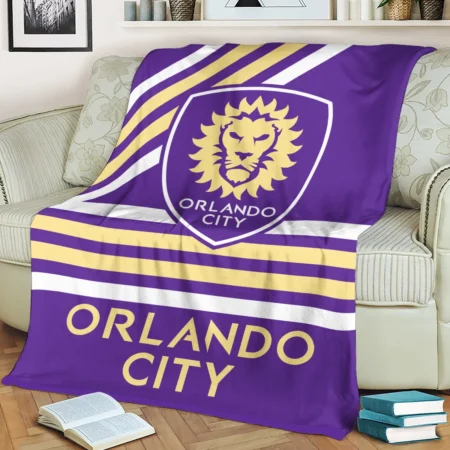 Special Release Orlando City MLS Blanket All Over Prints HOMLS101024BLK01ORL