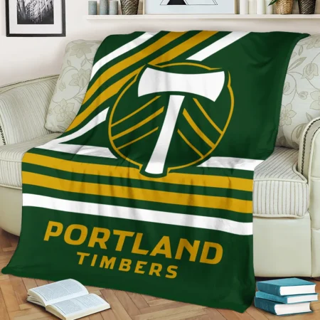 Special Release Portland Timbers MLS Blanket All Over Prints HOMLS101024BLK01POR