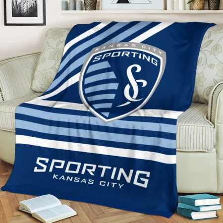 Special Release Sporting Kansas City MLS Blanket All Over Prints HOMLS101024BLK01SKC