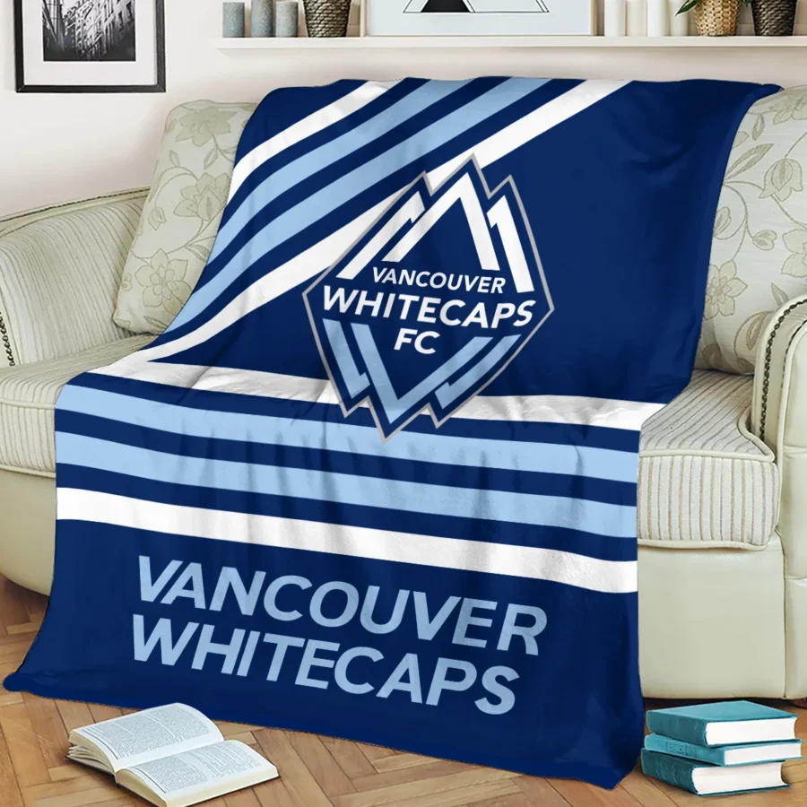 Special Release Vancouver Whitecaps MLS Blanket All Over Prints HOMLS101024BLK01VAN