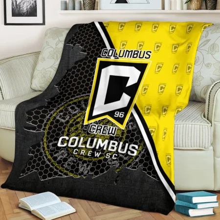 Special Release Columbus Crew MLS Blanket All Over Prints HOMLS111024BLK01CLB