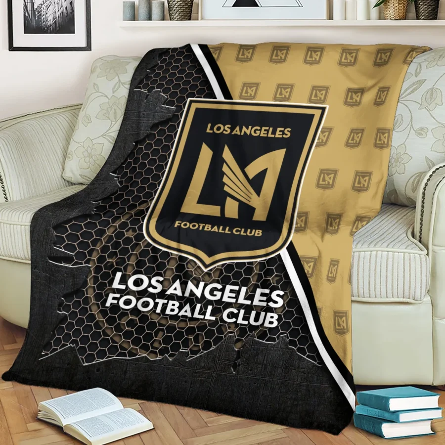 Special Release Los Angeles FC MLS Blanket All Over Prints HOMLS111024BLK01LAF