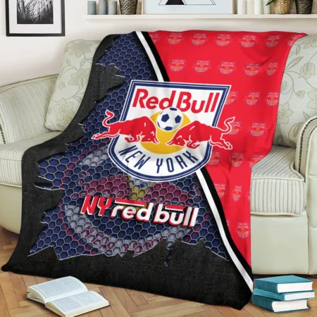 Special Release New York Red Bulls MLS Blanket All Over Prints HOMLS111024BLK01NY