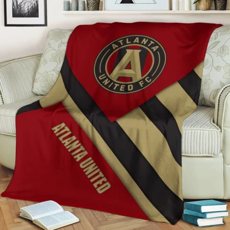 Special Release Atlanta United MLS Blanket All Over Prints HOMLS111024BLK02ATL