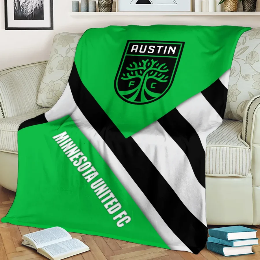 Special Release Austin FC MLS Blanket All Over Prints HOMLS111024BLK02ATX