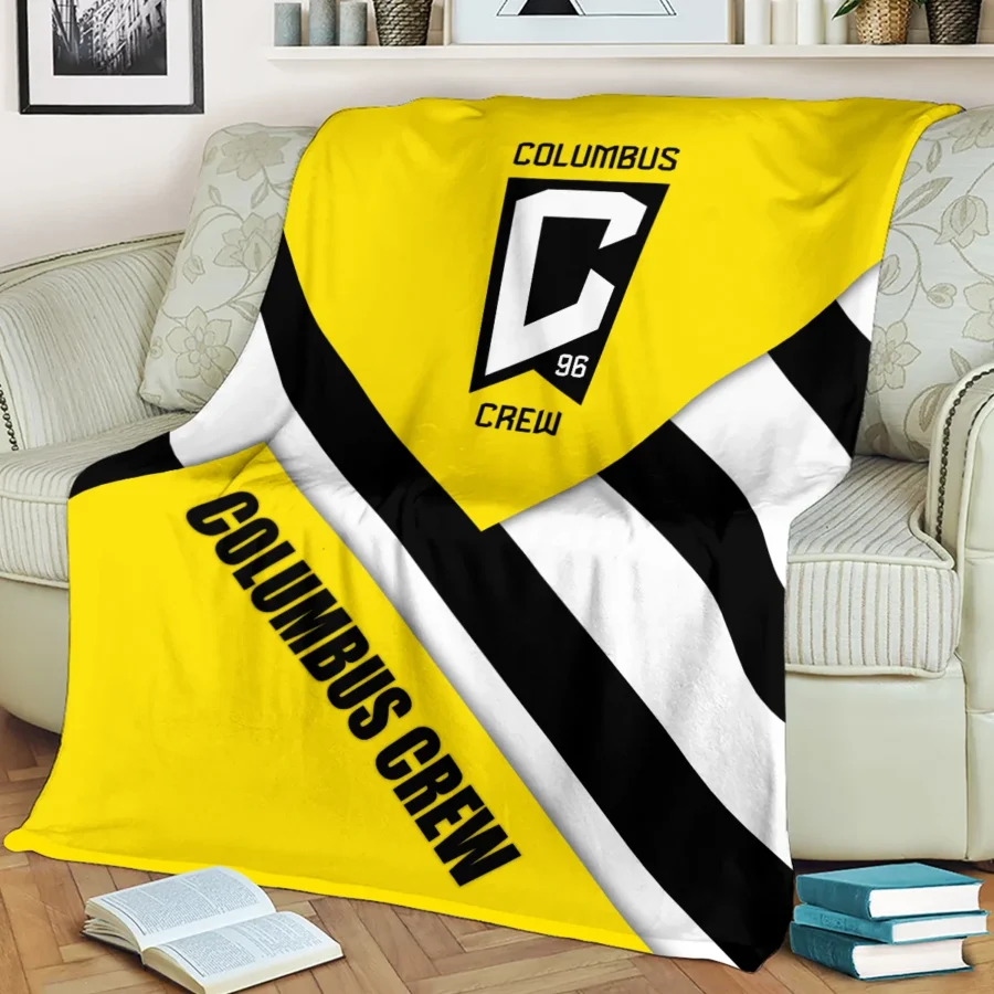 Special Release Columbus Crew MLS Blanket All Over Prints HOMLS111024BLK02CLB