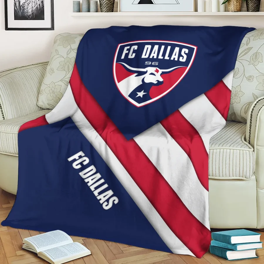 Special Release FC Dallas MLS Blanket All Over Prints HOMLS111024BLK02DAL