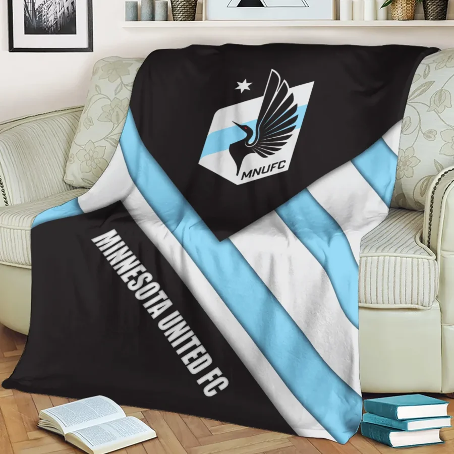 Special Release Minnesota United MLS Blanket All Over Prints HOMLS111024BLK02MIN