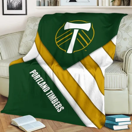 Special Release Portland Timbers MLS Blanket All Over Prints HOMLS111024BLK02POR