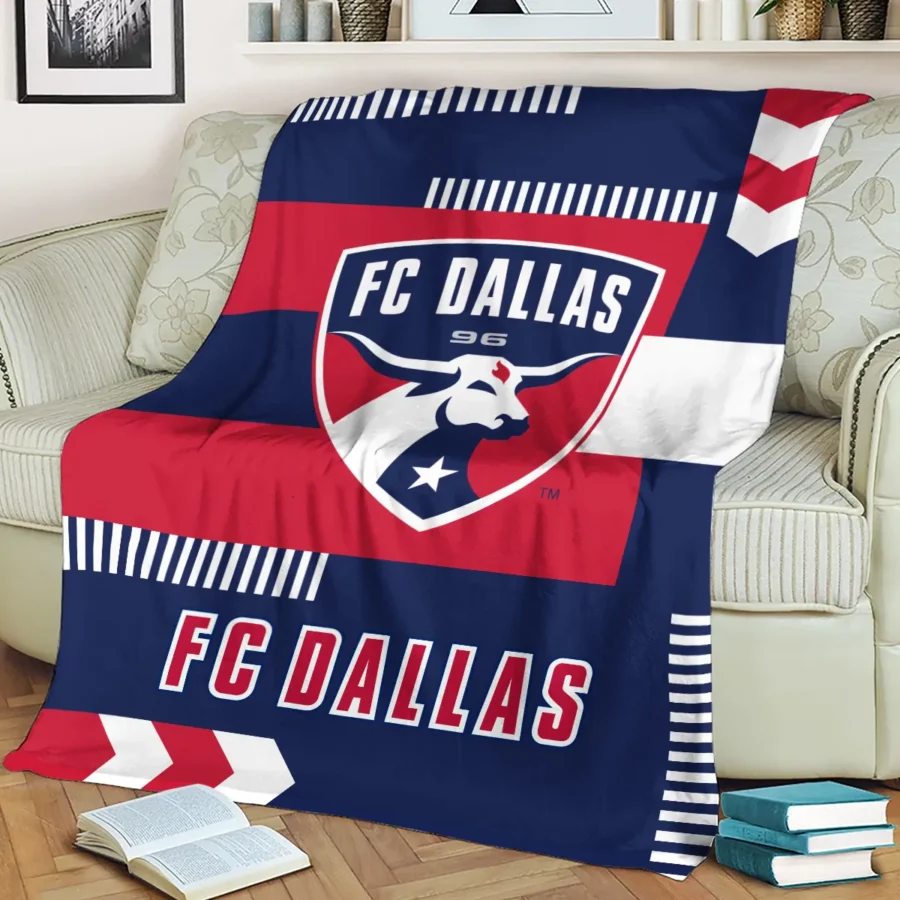 Special Release FC Dallas MLS Blanket All Over Prints HOMLS161024BLK01DAL