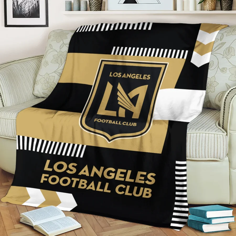 Special Release Los Angeles FC MLS Blanket All Over Prints HOMLS161024BLK01LAF