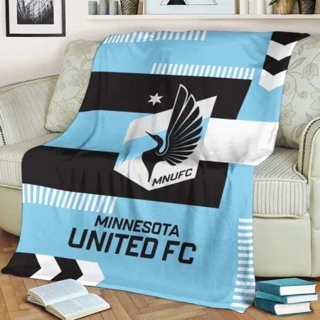 Special Release Minnesota United MLS Blanket All Over Prints HOMLS161024BLK01MIN