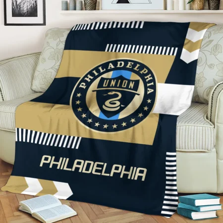 Special Release Philadelphia Union MLS Blanket All Over Prints HOMLS161024BLK01PHI