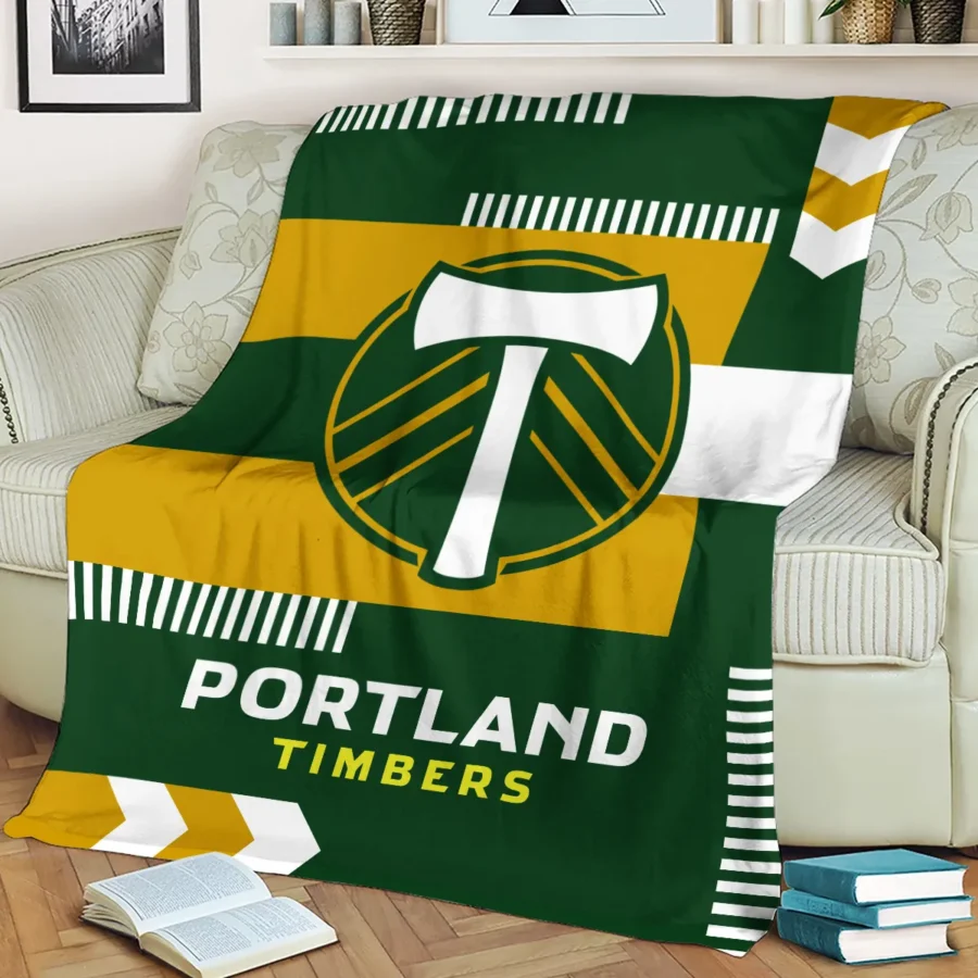 Special Release Portland Timbers MLS Blanket All Over Prints HOMLS161024BLK01POR