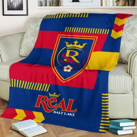 Special Release Real Salt Lake MLS Blanket All Over Prints HOMLS161024BLK01RSL