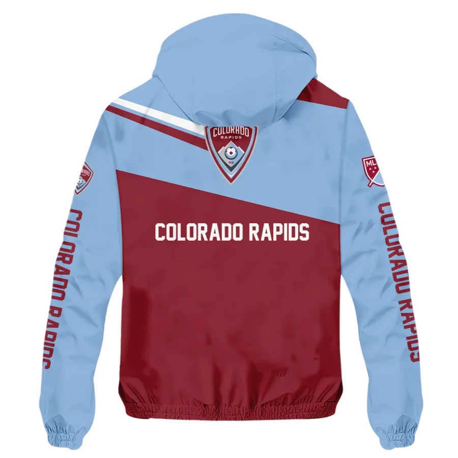 Special Release Colorado Rapids MLS Windbreaker Outdoor Jacket HOMLS041024WJ02COL