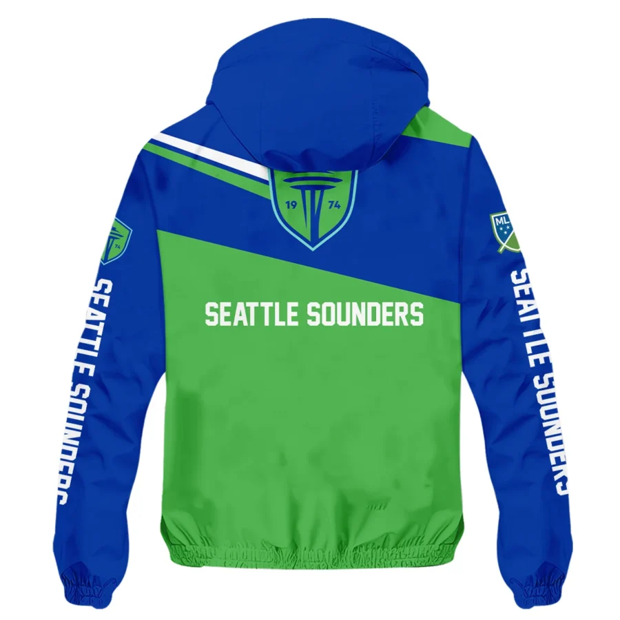 Special Release Seattle Sounders MLS Windbreaker Outdoor Jacket HOMLS041024WJ02SEA