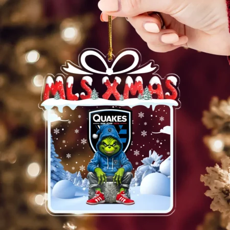 Special Release San Jose Earthquakes MLS Custom Shape Acrylic Ornament HOMLS041024ONM01SJ