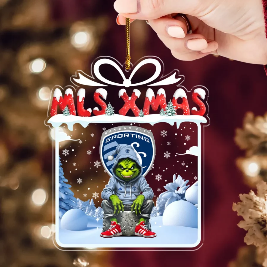 Special Release Sporting Kansas City MLS Custom Shape Acrylic Ornament HOMLS041024ONM01SKC